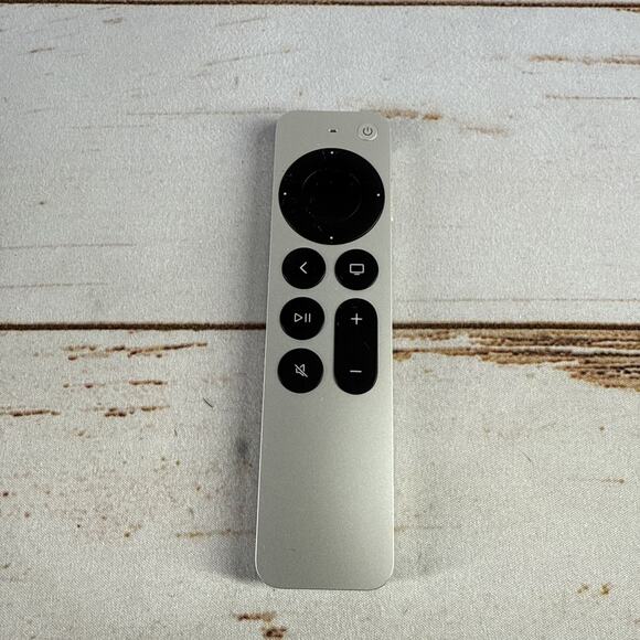 Apple Siri Remote Control A2540 Silver Handheld Wireless Digital For Apple TV 4K - Picture 1 of 4